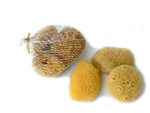 Přírodní jemná kosmetická houba Silk k odlíčení 3-5 cm 3 ks